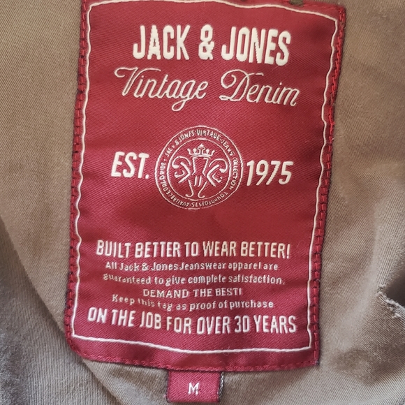 Jack and Jones vintage military style jacket size Medium - Picture 4 of 12